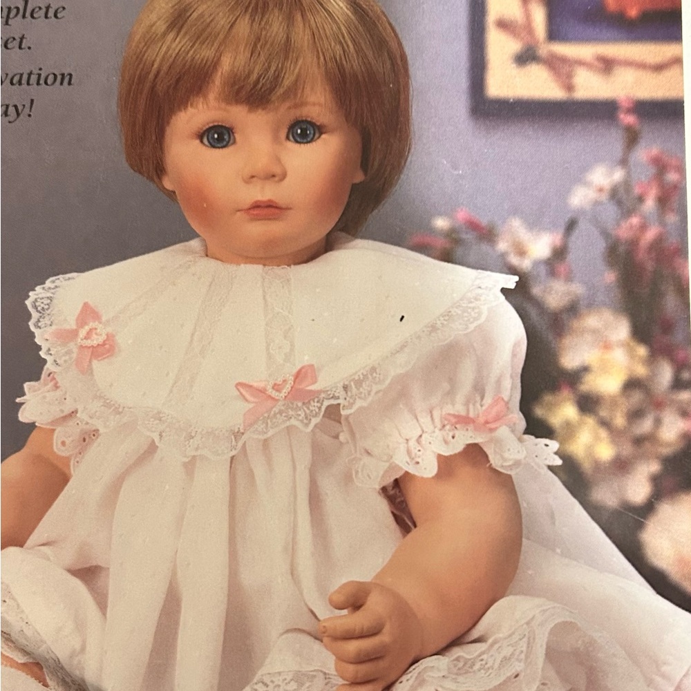 Charming Vintage Danbury Mint “Little One”Baby Doll with COA